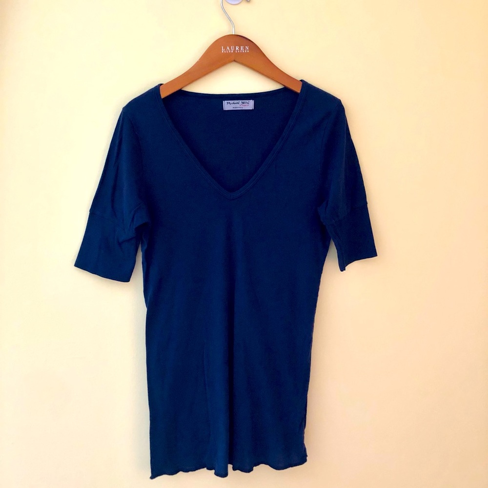 Michael Stars blue Perfect Tee maternity